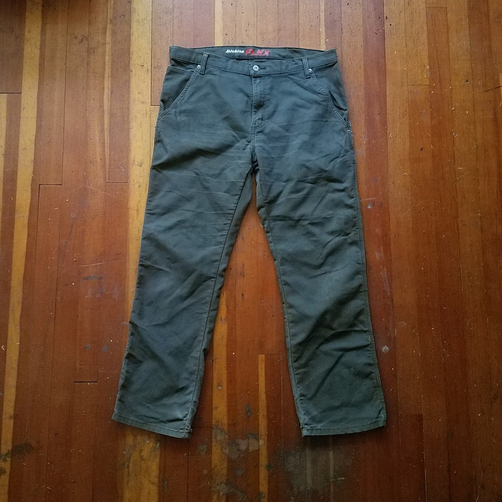 Green carpenter pants dickies